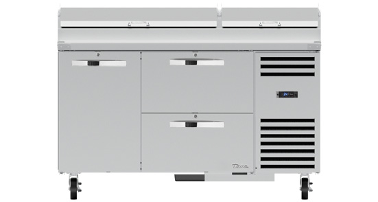 Product image #4 for True SPEC Series 60.25-Inch Pizza Prep Table with 1 Door and 2 Drawers
