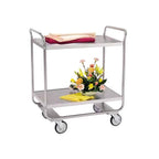 Thumbnail image #1 for Lakeside Manufacturing 243 Stainless Steel 2-Shelf Utility Bus Cart, 36"W x 22"D x 40-5/8"H, 500 lb Capacity