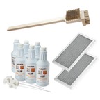 Thumbnail image #1 for Ovention OV-CARE-C1600 Oven Care and Maintenance Kit with Cleaning Brush, Air Filters, and Cleaner