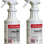 Thumbnail image #1 for Cleveland Range DSK1-CLEVELAND STARTER KIT Cleaning Chemical Starter Kit with Delime, Polish & 2 Spray Triggers