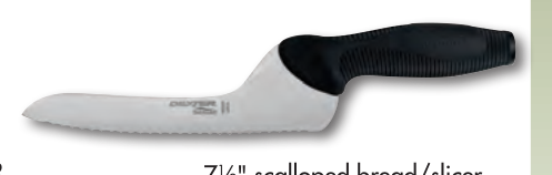 Product image #3 for Dexter Russell DuoGlide 7-1/2 Inch Scalloped Duo-Edge Bread/Slicer Knife
