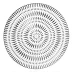 Thumbnail image #1 for Libbey Nachtmann - Ethno N106160 Round Lead-Free Crystal Plate, 9"