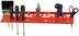 Thumbnail image #4 for Quantum 96-Item Red Tool Rack, 24-1/8 x 6 x 2-3/4 Inches