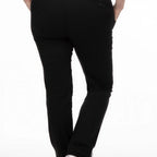 Thumbnail image #2 for Chef Works PEC02W-BLK-6 Women's Black Stretch Chino Chef Pants, Size 6, Adjustable Waistband