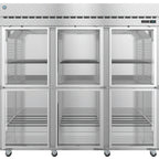 Thumbnail image #5 for Hoshizaki Steelheart R3A-HG Three-Section Half-Height Glass Door Reach-In Refrigerator, 79.03 Cu. Ft., Stainless Steel