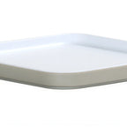 Thumbnail image #1 for Cal-Mil 24131-10-102PLATE Square Melamine Bento Sushi Plate, Ash, 10.5"W x 10.5"D x 1"H Case of 3