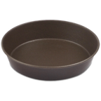 Thumbnail image #1 for JB Prince M201 90 Flan Baking Mold, 3-1/2 in Diameter x 3/4 in High, Steel, Non-Stick, Brown
