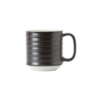 Thumbnail image #1 for Tuxton China GZLP150 12 oz Porcelain Mug, Lava/White, Non-Stackable Case of 2 Dozen
