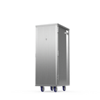 Thumbnail image #1 for Winholt Equipment EC1832-C Enclosed Aluminum Pan Transport Cabinet, Non-Insulated, Solid Door, 32-Pan Capacity, 18 x 26-Inch