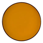 Thumbnail image #1 for Vertex China Woodland WLB-C21 12-Inch Round Porcelain Plate with Coupe Rim, Hand-Painted Pumpkin Rim, Gloss Finish 1 Dozen