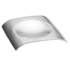 Thumbnail image #1 for TableCraft Products HB3 Square Brushed Stainless Steel Spoon Rest, 5 x 5 x 3/4 in. Case of 6