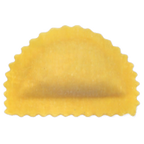 Thumbnail image #1 for Arcobaleno Pasta Equipment MOLD-AMF-RS-29B Ravioli Mold, 25 g, Half Moon, Scalloped Edge