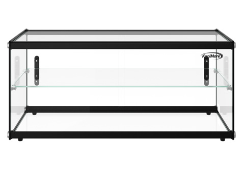 Product image #7 for KoolMore 32-Inch Countertop Display Case with 3 Sliding Glass Doors, 4.2 Cu. Ft. Capacity