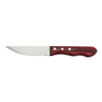 Thumbnail image #1 for Steelite International Walco, Big Red WL840529R Jumbo Steak Knife, 10 in, Stainless Steel Blade, Pointed Tip, Polywood Handle Pack of 1 Dozen
