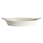 Thumbnail image #1 for Steelite International Creations, Pompeii 7194TM077 Oval Eared Melamine Dish, 15 oz, Stone, 9.625 x 5 x 2 inches