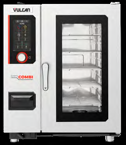Product image #3 for Vulcan Chef'sCombi 101G Gas 10-Level Half-Size Steam Generator Combi Oven