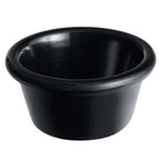 Thumbnail image #1 for Libertyware RAM2B 2 oz Black Melamine Ramekin Case of 96