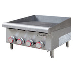 Thumbnail image #1 for Magic Chef Commercial MCCCB24A 24-Inch Countertop Radiant Natural Gas Charbroiler with Adjustable Cast Iron Grates