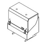 Thumbnail image #1 for Perlick Corporation Top Shelf SRLC-D18 Locking Double Speed Rail Cover, 18" W, Stainless Steel