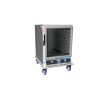 Thumbnail image #1 for Lockwood CA39-PFIN-CD-R-HH Mobile Half-Height Insulated Heated Holding Cabinet with Clear Right-Hinged Door, Aluminum Exterior