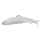 Thumbnail image #1 for G.E.T. Bugambilia PHT05T Trout-Shaped Cast Aluminum Serving Dish, 20.67 in, Resin-Coated Terracotta