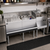 Thumbnail image #3 for Krowne Royal Series 66-Inch Underbar Ice Bin/Cocktail Station with Blender Station, Drainboard and 10-Circuit Cold Plate