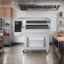 Thumbnail image #3 for Pizza Group Dragon D24G-LR Left-to-Right Gas Refractory Stone Conveyor Pizza Oven, 24-Inch Belt