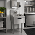 Thumbnail image #2 for Krowne Royal Series Freestanding Underbar Hand Sink Unit with Soap & Towel Dispenser, 18