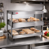 Thumbnail image #2 for Hatco Glo-Ray® GRSDH-60D 60-Inch Countertop Dual Shelf Pass-Thru Merchandising Warmer
