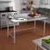 Thumbnail image #2 for John Boos Stallion 84-Inch x 24-Inch Stainless Steel Work Table with 5-Inch Backsplash