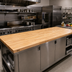 Thumbnail image #2 for Boos Block Northern Hard Rock Maple Blended Edge Grain Kitchen Countertop, 120 x 25 x 1-1/2 Inches, Varnique Finish