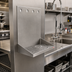 Thumbnail image #2 for 16-Inch Wall-Mount Stainless Steel Drip Tray Trough with Integral Glass Rinser