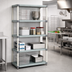 Thumbnail image #2 for MetroMax Q 4-Shelf Stationary Polymer/Wire Starter Shelving Unit, 36W x 21D x 63H