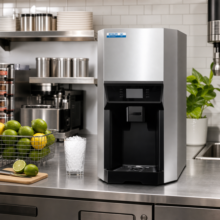 Product image #3 for Resolute Ice Systems CDIW220 Countertop Nugget Ice and Water Dispenser