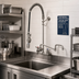 Thumbnail image #2 for EasyInstall 8-Inch Wall-Mount Pre-Rinse Unit with Add-On Faucet and 18-Inch Double-Joint Swing Nozzle