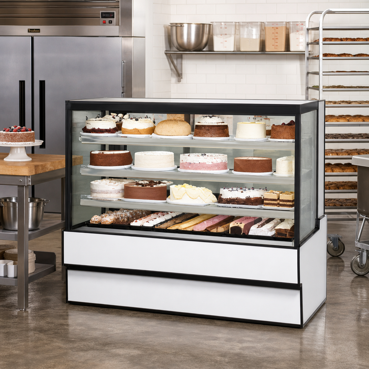 Product image #2 for Federal Industries High Volume Series SGR5948 Straight Glass Refrigerated Bakery Display Case, 59-1/8" W x 35-5/16" D x 48" H