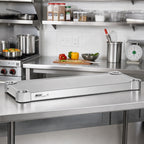 Thumbnail image #3 for Eagle Group Quik-Set SHDS1836SF Solid Stainless Steel Shelf with Marine Edge, 36 x 18 Inches, 1000 lb Capacity