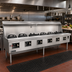 Thumbnail image #2 for MasterRange M-6-SS 6-Section Gas Wok Range with Stainless Steel Deck and Sides