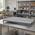 Thumbnail image #3 for Cambro Camshelving Premium Vented Polymer Shelf Kit, 21 x 72 Inches, Speckled Gray