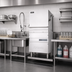 Thumbnail image #2 for Trento Kromo Upright High-Temp Door-Type Dishwasher with Booster Heater, 30 Racks/Hour