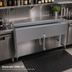 Thumbnail image #2 for Glastender DSRC-25 Double Speed Rail Locking Cover, 25 Inch Wide, Stainless Steel