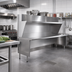 Thumbnail image #2 for La Rosa Modular Open-Front Stainless Steel Equipment Enclosure, 114 x 26.5 x 36 Inches