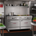 Thumbnail image #2 for Southbend Ultimate 60-Inch Gas Combination Range with 2 Star/Sauté Burners, 48-Inch Griddle, Convection Oven and Cabinet Base