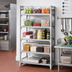 Thumbnail image #3 for Cambro Camshelving Premium 21-Inch Deep x 42-Inch Wide x 84-Inch High 5-Shelf Vented and Solid Stationary Starter Unit