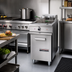 Thumbnail image #2 for Garland Sentry 18-Inch Electric Restaurant Fryer, 30 lb Capacity, 12 kW, Range Match