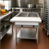Thumbnail image #2 for 30-Inch Natural Gas Open Well Stainless Steel Steam Table with 2 Full-Size Pan Capacity, Cutting Board, and Undershelf