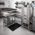 Thumbnail image #2 for Eagle Group Corner Clean Dishtable, 96-Inch Machine-to-Corner, 60-Inch Corner-to-End, Right-to-Left Operation, 16/430 Stainless Steel Top