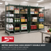 Thumbnail image #2 for Metro qwikTRAK High-Density Double Deep Mobile Unit Kit for 24-Inch Shelves, Metroseal 3 Green Epoxy-Coated