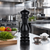 Thumbnail image #2 for American Metalcraft 8-Inch Black Wood Tabletop Pepper Mill