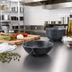 Thumbnail image #3 for Ridge Soapstone 8 oz Freeform Melamine Bouillon Bowl, 4-1/2 Inch